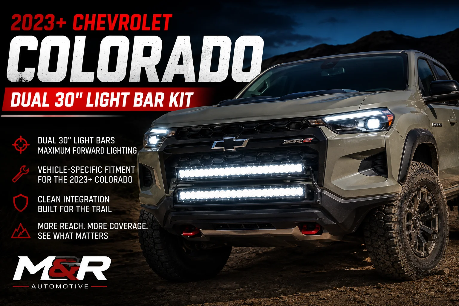 2023 Chevrolet Colorado Dual Light Bar Ad  .webp