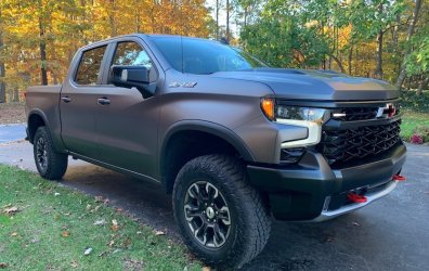 Satin charcoal wrap and debadging