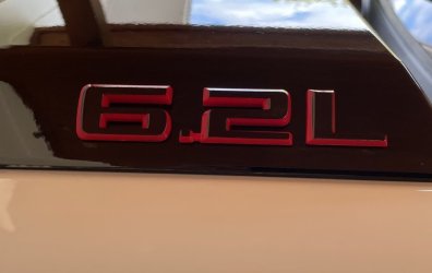 6.2L on hood