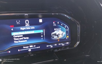 Silverado ZR2 cluster over the air update!