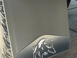 Mudflaps with the first Bison logo
